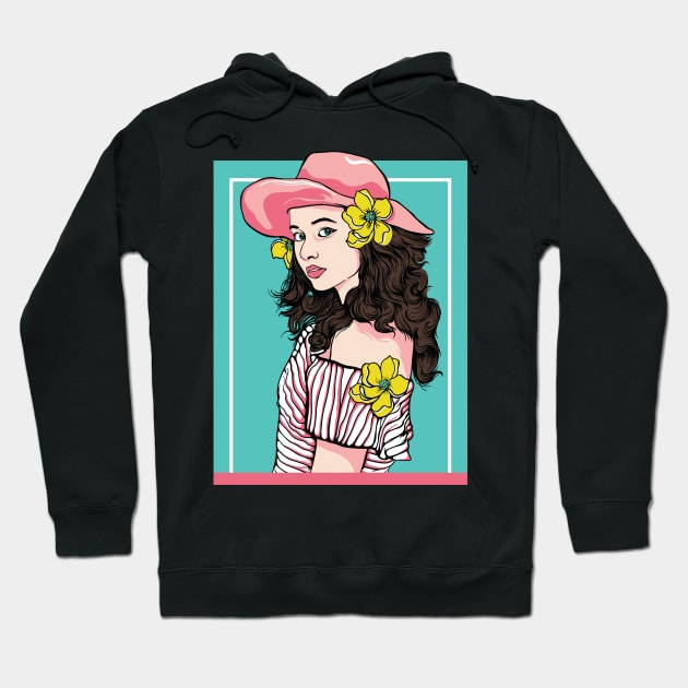 Swag Girl Hoodie by CHAKRart